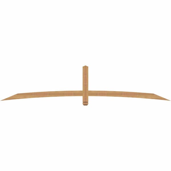 Ekena Millwork Bellingham Timber Gable Bracket, Western Red Cedar, 108"W x 22"H x 1 1/2"D x 3 1/2"F, 5/12 Pitch GBW108X22X0204BEL00SWR - main